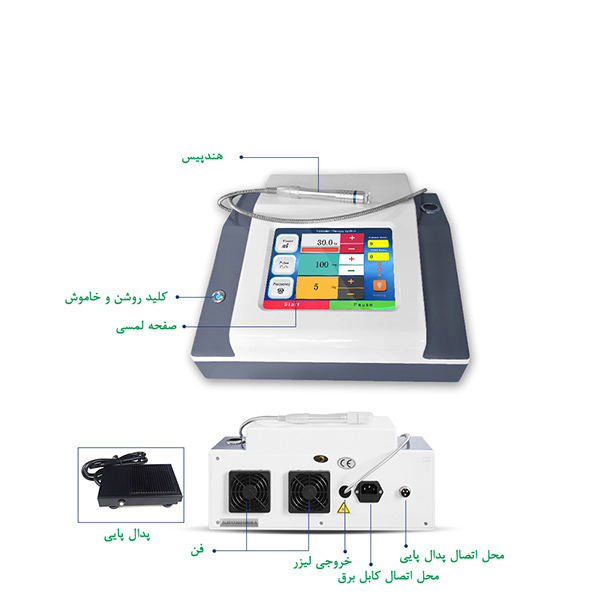 دستگاه لیزر دایود 980 نانومتری Vira مدل L730 | آس کالا