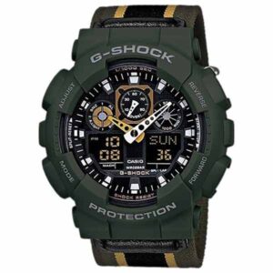 ساعت CASIO G-SHOCK GA-100MC-3ADR | ساعت کاسیو جی شاک GA-100MC-3ADR | آس کالا