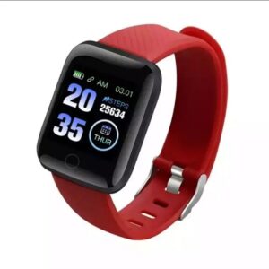 Smart watch با رنگ قرمز