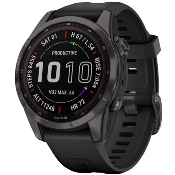 قیمت ساعت گارمین Fenix 7S Sapphire Solar Carbon Grey