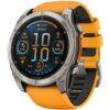 ساعت گارمین fenix 8 – 51 mm AMOLED Sapphire Orange Graphite