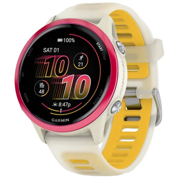 ساعت گارمین Forerunner 570 – 42mm Raspberry Bone Mango