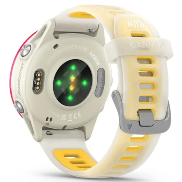 ساعت گارمین Forerunner 570 – 42mm Raspberry Bone Mango