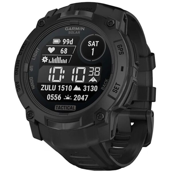 ساعت گارمین Instinct 3 – 50 mm Solar Tactical Black