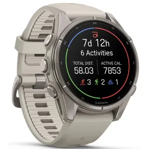 ساعت گارمین Fenix 9 43mm Titanium with Fog Gray