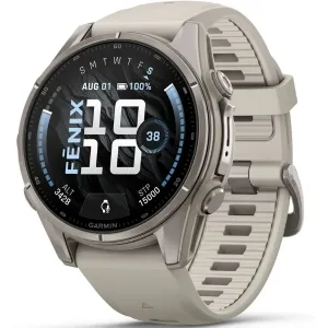 ساعت گارمین Fenix 9 43mm Titanium with Fog Gray