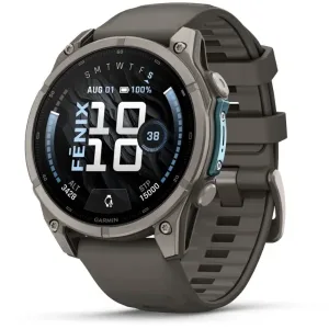 ساعت گارمین Fenix 9 47mm Titanium with Pebble Gray