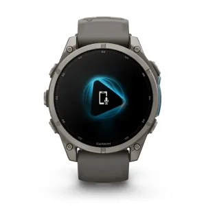 ساعت گارمین Fenix 9 47mm Titanium with Pebble Gray