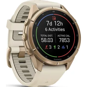 ساعت گارمین Fenix 9 Pro 43mm Autumn Gold Titanium with Cream