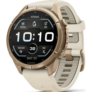 ساعت گارمین Fenix 9 Pro 43mm Autumn Gold Titanium with Cream