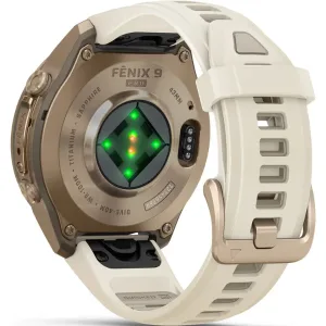 ساعت گارمین Fenix 9 Pro 43mm Autumn Gold Titanium with Cream