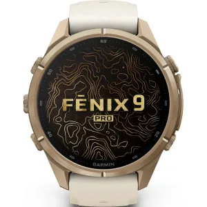 ساعت گارمین Fenix 9 Pro 43mm Autumn Gold Titanium with Cream