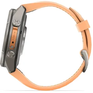 ساعت گارمین Fenix 9 Pro 43mm Titanium with Shell Pink-Autumn Orange